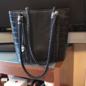 Brighton Black leather bag